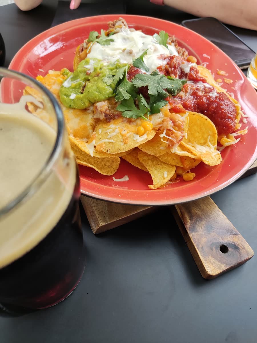 Nachos su jautiena